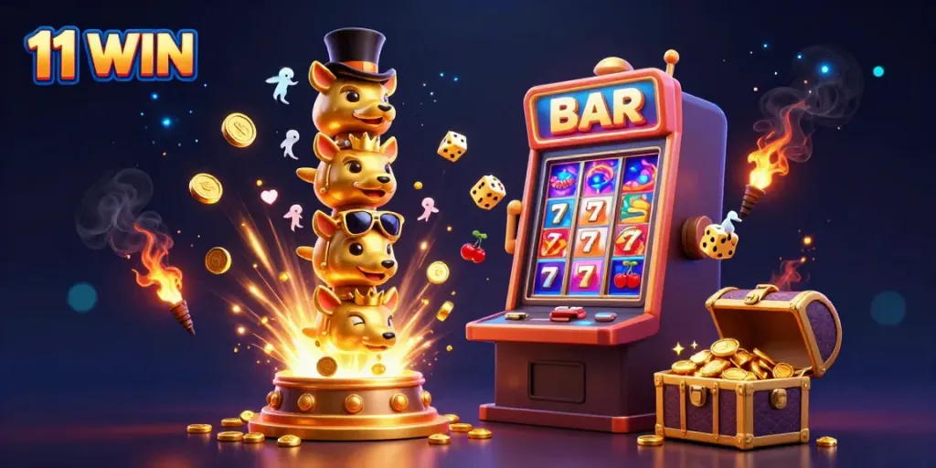Play thrilling games at 11 WIN casino with dynamic slot machine jackpots and vibrant gameplay.